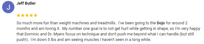 Gym Apex NC Jeff Testimonial